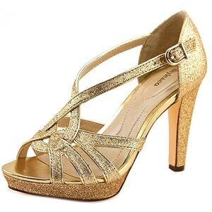 Style & co. Selina gold high heels
